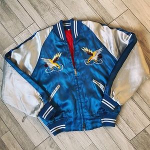 SOLD DEPOP • VTG 1950’s Sukajan Eagle Jacket
